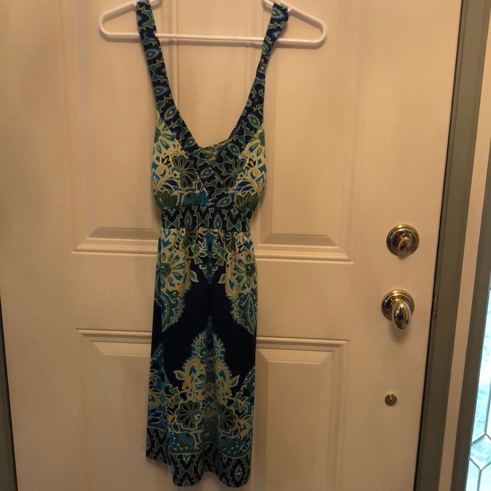Inc Dress.  Beautiful sequins.  Timeless A line